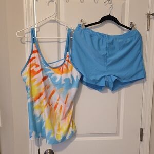 Colorful Tie-Dye Tank Top